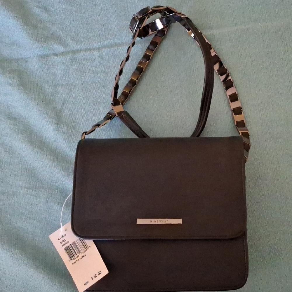 Nine West Elegant Black Shoulder Bag